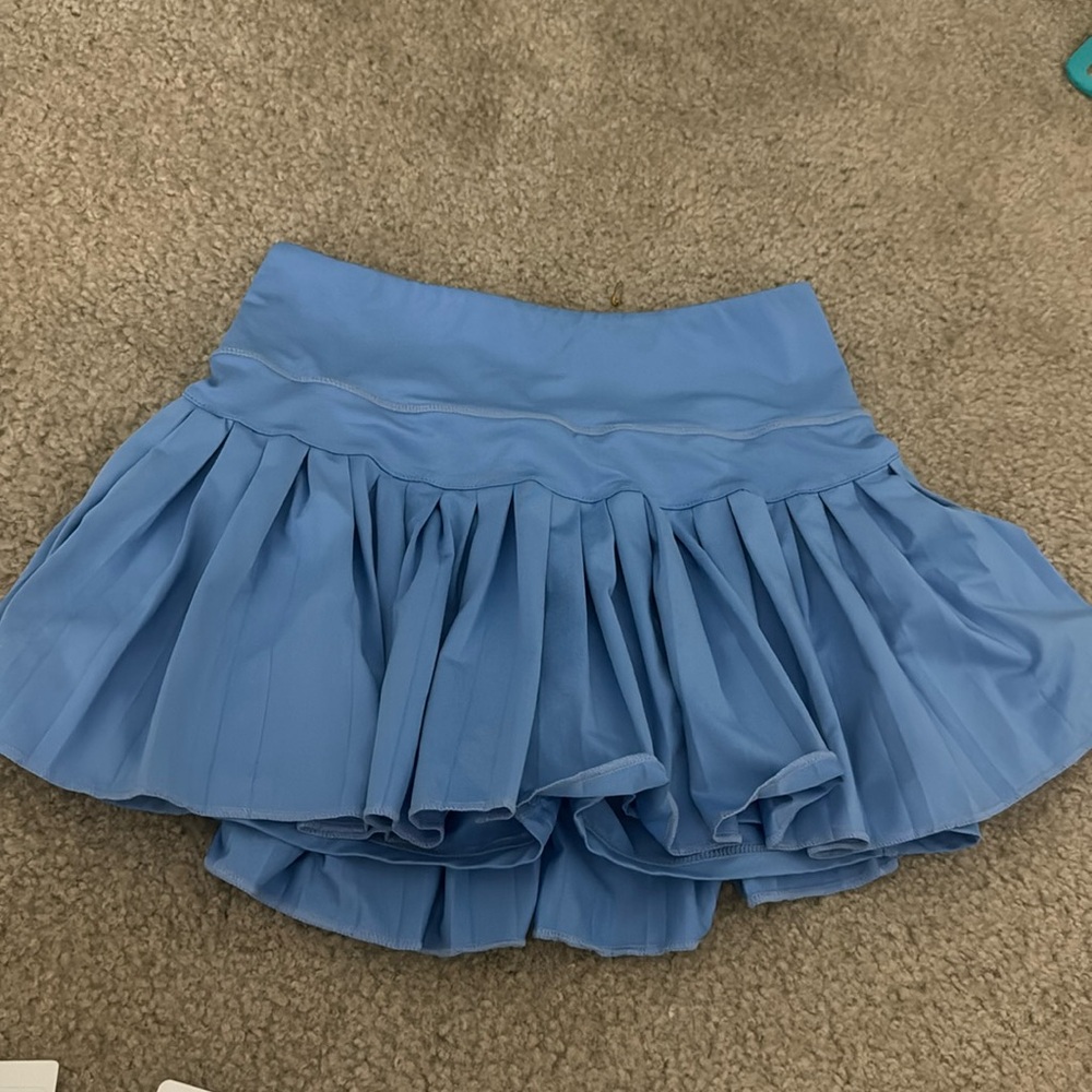 COPY - Light blue GOLD HINGE skirt/skort